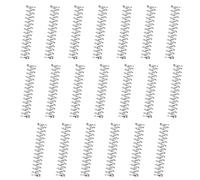 GUNGY Muelles de Compresion de Acero Inoxidable Resorte de Compresión 15mm Diámetro Alambre 0,32mm Diámetro Exterior 3mm Fuerza del Resorte 0,3kg 20 Piezas