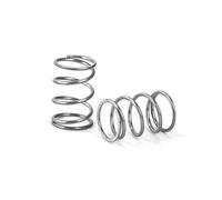 GUNGY Muelles de Compresion de Acero Inoxidable Resorte de Compresión 15mm Diámetro Alambre 0,85mm Diámetro Exterior 10mm Fuerza del Resorte 1,2kg 10 Piezas