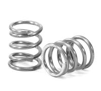 GUNGY Muelles de Compresion de Acero Inoxidable Resorte de Compresión 15mm Diámetro Alambre 1,5mm Diámetro Exterior 13mm Fuerza del Resorte 4,5kg 10 Piezas