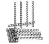 GUNGY Muelles de Compresion de Acero Inoxidable Resorte de Compresión 25mm Diámetro Alambre 0,29mm Diámetro Exterior 2mm Fuerza del Resorte 0,34kg 20 Piezas