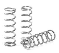 GUNGY Muelles de Compresion de Acero Inoxidable Resorte de Compresión 25mm Diámetro Alambre 0,9mm Diámetro Exterior 8mm Fuerza del Resorte 2,6kg 10 Piezas