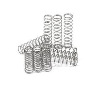 GUNGY Muelles de Compresion de Acero Inoxidable Resorte de Compresión 30mm Diámetro Alambre 0,55mm Diámetro interior 6mm Fuerza del Resorte 0,54kg 20 Piezas