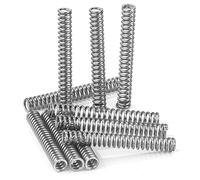 GUNGY Muelles de Compresion de Acero Inoxidable Resorte de Compresión 30mm Diámetro Alambre 0,65mm Diámetro Exterior 4mm Fuerza del Resorte 2,1kg 20Piezas