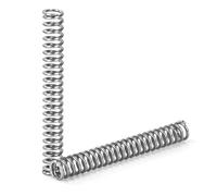 GUNGY Muelles de Compresion de Acero Inoxidable Resorte de Compresión 30mm Diámetro Alambre 0,6mm Diámetro Exterior 4mm Fuerza del Resorte 1,5kg 20 Piezas