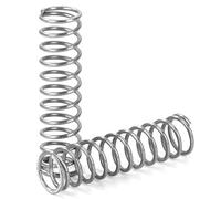 GUNGY Muelles de Compresion de Acero Inoxidable Resorte de Compresión 30mm Diámetro Alambre 0,8mm Diámetro Exterior 8mm Fuerza del Resorte 1,2kg 10 Piezas