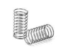 GUNGY Muelles de Compresion de Acero Inoxidable Resorte de Compresión 30mm Diámetro Alambre 1,1mm Diámetro Exterior 16mm Fuerza del Resorte 0,67kg 4 Piezas