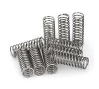 GUNGY Muelles de Compresion de Acero Inoxidable Resorte de Compresión 30mm Diámetro Alambre 1mm Diámetro interior 8mm Fuerza del Resorte 1,2kg 10 Piezas