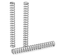 GUNGY Muelles de Compresion de Acero Inoxidable Resorte de Compresión 35mm Diámetro Alambre 0,55mm Diámetro Exterior 4mm Fuerza del Resorte 1,4kg 20 Piezas
