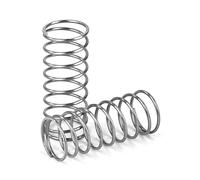 GUNGY Muelles de Compresion de Acero Inoxidable Resorte de Compresión 35mm Diámetro Alambre 1mm Diámetro interior 12mm Fuerza del Resorte 0,78kg 4 Piezas