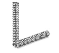GUNGY Muelles de Compresion de Acero Inoxidable Resorte de Compresión 40mm Diámetro Alambre 0,9mm Diámetro Exterior 6mm Fuerza del Resorte 3,2kg 20 Piezas