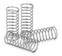 GUNGY Muelles de Compresion de Acero Inoxidable Resorte de Compresión 40mm Diámetro Alambre 1mm Diámetro Exterior 16mm Fuerza del Resorte 0,72kg 4 Piezas