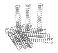 GUNGY Muelles de Compresion de Acero Inoxidable Resorte de Compresión 45mm Diámetro Alambre 0,5mm Diámetro Exterior 8mm Fuerza del Resorte 0,34kg 10 Piezas
