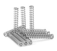 GUNGY Muelles de Compresion de Acero Inoxidable Resorte de Compresión 45mm Diámetro Alambre 1,1mm Diámetro Exterior 8mm Fuerza del Resorte 4,7kg 10 Piezas