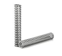 GUNGY Muelles de Compresion de Acero Inoxidable Resorte de Compresión 45mm Diámetro Alambre 1,1mm Diámetro Exterior 8mm Fuerza del Resorte 3,6kg 10 Piezas