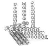 GUNGY Muelles de Compresion de Acero Inoxidable Resorte de Compresión 50mm Diámetro Alambre 0,6mm Diámetro interior 5mm Fuerza del Resorte 0,9kg 20 Piezas