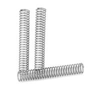 GUNGY Muelles de Compresion de Acero Inoxidable Resorte de Compresión 50mm Diámetro Alambre 0,75mm Diámetro Exterior 8mm Fuerza del Resorte 0,9kg 10 Piezas