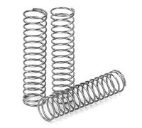 GUNGY Muelles de Compresion de Acero Inoxidable Resorte de Compresión 50mm Diámetro Alambre 0,9mm Diámetro interior 10mm Fuerza del Resorte 0,9kg 10 Piezas