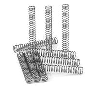 GUNGY Muelles de Compresion de Acero Inoxidable Resorte de Compresión 55mm Diámetro Alambre 0,8mm Diámetro interior 6mm Fuerza del Resorte 1,23kg 20 Piezas