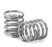 GUNGY Muelles de Compresion de Acero Inoxidable Resorte de Compresión 5mm Diámetro Alambre 0,55mm Diámetro Exterior 5mm Fuerza del Resorte 0,45kg 20 Piezas