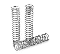 GUNGY Muelles de Compresion de Acero Inoxidable Resorte de Compresión 60mm Diámetro Alambre 1,1mm Diámetro interior 10mm Fuerza del Resorte 1,35kg 10 Piezas
