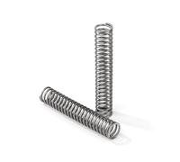 GUNGY Muelles de Compresion de Acero Inoxidable Resorte de Compresión 60mm Diámetro Alambre 1,2mm Diámetro interior 8mm Fuerza del Resorte 2,4kg 10 Piezas