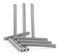 GUNGY Muelles de Compresion de Acero Inoxidable Resorte de Compresión 60mm Diámetro Alambre 1,2mm Diámetro Exterior 6mm Fuerza del Resorte 8,4kg 20 Piezas