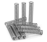 GUNGY Muelles de Compresion de Acero Inoxidable Resorte de Compresión 60mm Diámetro Alambre 1,5mm Diámetro interior 8mm Fuerza del Resorte 6,3kg 10 Piezas