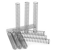 GUNGY Muelles de Compresion de Acero Inoxidable Resorte de Compresión 70mm Diámetro Alambre 0,85mm Diámetro Exterior 10mm Fuerza del Resorte 1,26kg 10 Piezas