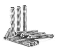 GUNGY Muelles de Compresion de Acero Inoxidable Resorte de Compresión 70mm Diámetro Alambre 1,7mm Diámetro Exterior 10mm Fuerza del Resorte 12,61kg 10 Piezas