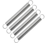 GUNGY Resortes de Extensión 100mm Muelles de Tensión con Gancho Muelle de Acero Inoxidable Diámetro Exterior 12mm Diámetro Alambre 1,1 mm Fuerza Resorte 2,00KG 4 Piezas