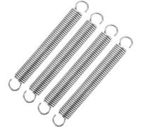 GUNGY Resortes de Extensión 100mm Muelles de Tensión con Gancho Muelle de Acero Inoxidable Diámetro Exterior 12mm Diámetro Alambre 1,6 mm Fuerza Resorte 6,41KG 4 Piezas