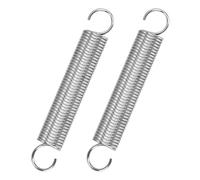 GUNGY Resortes de Extensión 100mm Muelles de Tensión con Gancho Muelle de Acero Inoxidable Diámetro Exterior 16mm Diámetro Alambre 1,7 mm Fuerza Resorte 4,4KG 2 Piezas