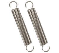 GUNGY Resortes de Extensión 100mm Muelles de Tensión con Gancho Muelle de Acero Inoxidable Diámetro Exterior 16mm Diámetro Alambre 2mm Fuerza Resorte 8,8KG 2 Piezas