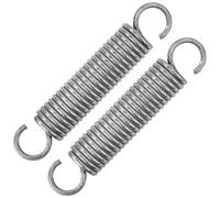 GUNGY Resortes de Extensión 125mm Muelles de Tensión con Gancho Muelle de Acero Inoxidable Diámetro Exterior 25mm Diámetro Alambre 3,5mm Fuerza Resorte 30,8kg 2 Piezas