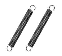 GUNGY Resortes de Extensión 150mm Muelles de Tensión con Gancho Muelle de alambre de piano Diámetro Exterior 18mm Diámetro Alambre 2,0mm Fuerza Resorte 8,3KG 2Piezas