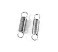 GUNGY Resortes de Extensión 15mm Muelles de Tensión con Gancho Muelle de Acero Inoxidable Diámetro Exterior 4mm Diámetro Alambre 0,6 mm Fuerza Resorte 1,13KG 20 Piezas