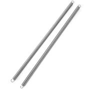 GUNGY Resortes de Extensión 160mm Muelles de Tensión con Gancho Muelle de Acero Inoxidable Diámetro Exterior 5mm Diámetro Alambre 0,6 mm Fuerza Resorte 0,83KG 2 Piezas