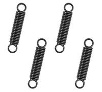 GUNGY Resortes de Extensión 25mm Muelles de Tensión con Gancho 180 Grados 2 Vueltas Muelle de alambre de piano Diámetro Exterior 5mm Diámetro Alambre 0,8mm Fuerza Resorte 2,1KG 10 Piezas