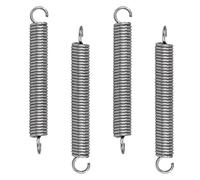 GUNGY Resortes de Extensión 30mm Muelles de Tensión con Gancho 90 Grados Muelle de Acero Inoxidable Diámetro Exterior 4mm Diámetro Alambre 0,6 mm Fuerza Resorte 1,1KG 20 Piezas