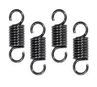 GUNGY Resortes de Extensión 30mm Muelles de Tensión con Gancho Muelle de alambre de piano Diámetro Exterior 10mm Diámetro Alambre 1,6mm Fuerza Resorte 7,9KG 10 Piezas