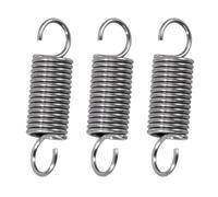 GUNGY Resortes de Extensión 35mm Muelles de Tensión con Gancho 90 Grados Muelle de Acero Inoxidable Diámetro Exterior 10mm Diámetro Alambre 1,2 mm Fuerza Resorte 3,2KG 4 Piezas