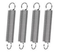 GUNGY Resortes de Extensión 45mm Muelles de Tensión con Gancho 90 Grados Muelle de Acero Inoxidable Diámetro Exterior 8mm Diámetro Alambre 1,0 mm Fuerza Resorte 2,5KG 10 Piezas