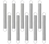 GUNGY Resortes de Extensión 45mm Muelles de Tensión con Gancho Muelle de Acero Inoxidable Diámetro Exterior 5mm Diámetro Alambre 0,45 mm Fuerza Resorte 0,33KG 10 Piezas
