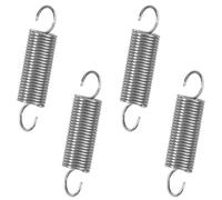GUNGY Resortes de Extensión 50mm Muelles de Tensión con Gancho 90 Grados Muelle de Acero Inoxidable Diámetro Exterior 12mm Diámetro Alambre 1,2 mm Fuerza Resorte 3,2KG 4 Piezas
