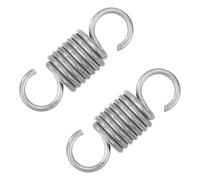 GUNGY Resortes de Extensión 50mm Muelles de Tensión con Gancho Muelle de Acero Inoxidable Diámetro Exterior 18mm Diámetro Alambre 2,5mm Fuerza Resorte 17,9kg 2 Piezas
