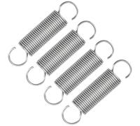 GUNGY Resortes de Extensión 50mm Muelles de Tensión con Gancho Muelle de Acero Inoxidable Diámetro Exterior 12mm Diámetro Alambre 1,1 mm Fuerza Resorte 2,00KG 4 Piezas