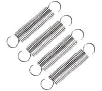 GUNGY Resortes de Extensión 50mm Muelles de Tensión con Gancho Muelle de Acero Inoxidable Diámetro Exterior 10mm Diámetro Alambre 1,1 mm Fuerza Resorte 2,37KG 4 Piezas