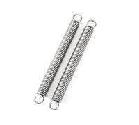 GUNGY Resortes de Extensión 50mm Muelles de Tensión con Gancho Muelle de Acero Inoxidable Diámetro Exterior 5mm Diámetro Alambre 0,8 mm Fuerza Resorte 2,12KG 20 Piezas