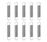 GUNGY Resortes de Extensión 55mm Muelles de Tensión con Gancho Muelle de Acero Inoxidable Diámetro Exterior 10mm Diámetro Alambre 0,9 mm Fuerza Resorte 1,10KG 10 Piezas