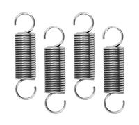GUNGY Resortes de Extensión 55mm Muelles de Tensión con Gancho Muelle de Acero Inoxidable Diámetro Exterior 14mm Diámetro Alambre 1,5 mm Fuerza Resorte 3,9KG 4 Piezas